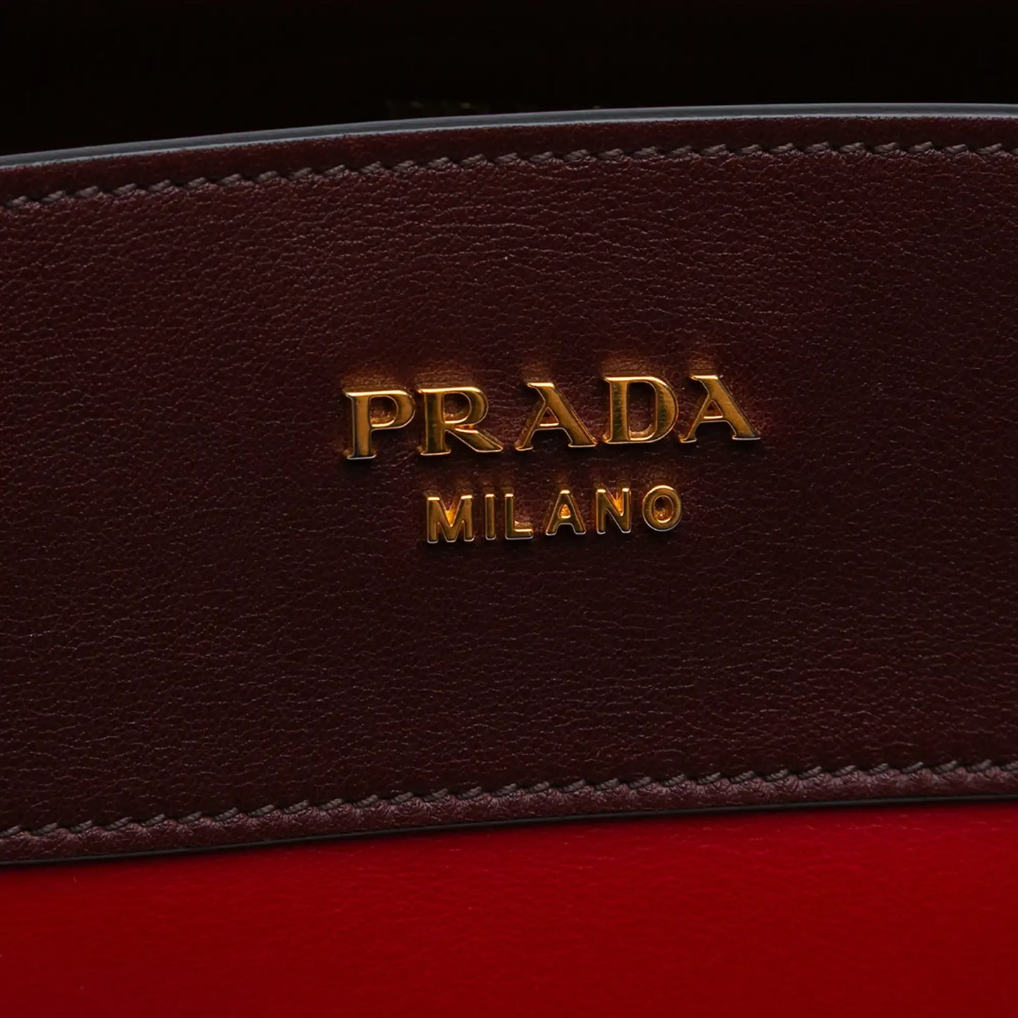 Prada City Calf Colorblock Bibliotheque Crossbody