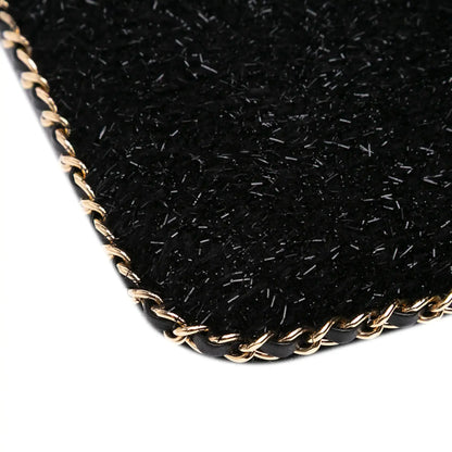 Chanel Tweed Chain Around Tablet Holder