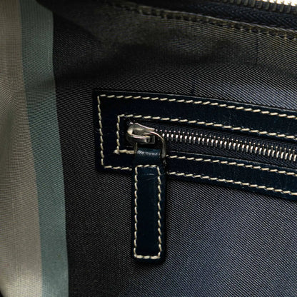 Fendi Canvas Croissant Shoulder Bag