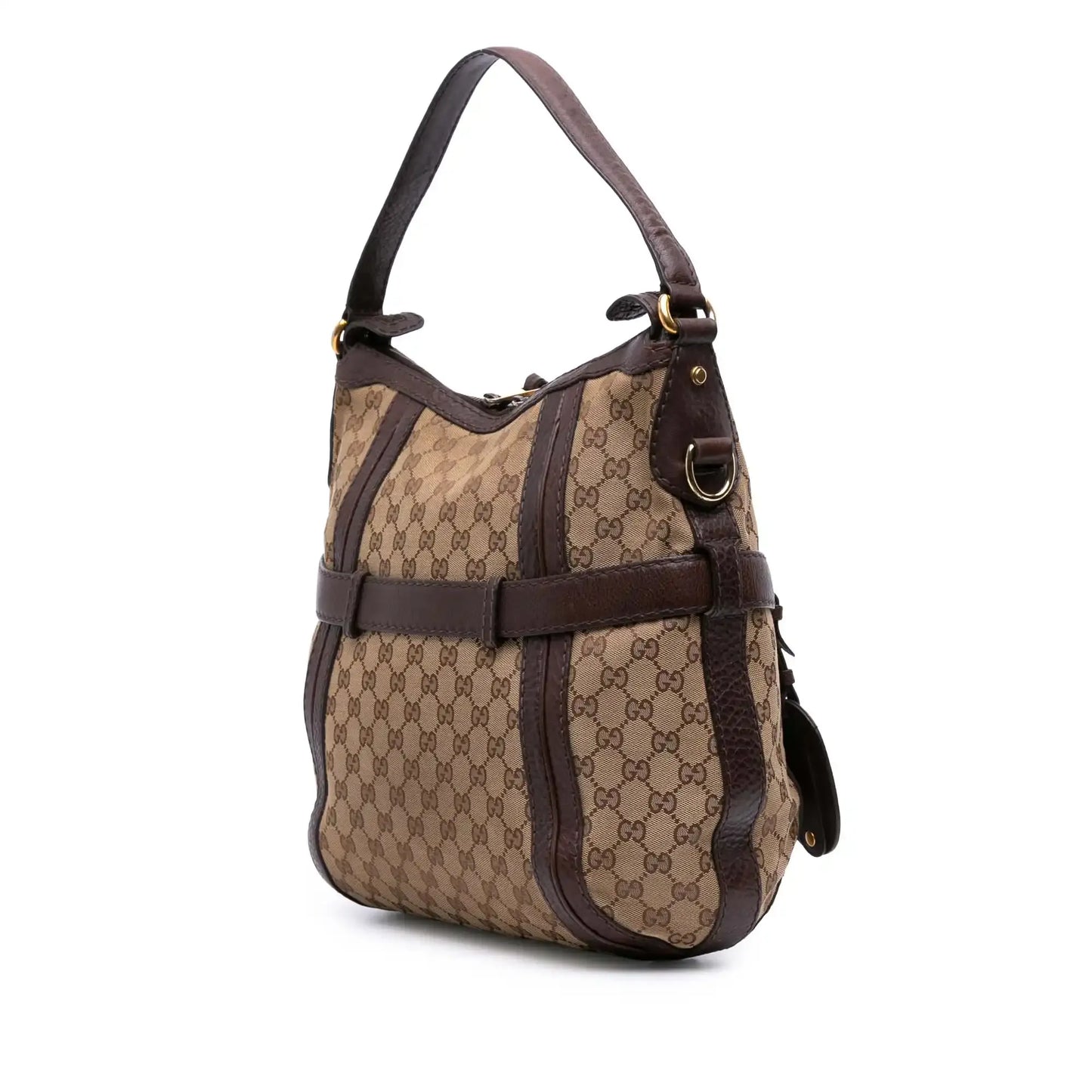 Gucci Medium GG Canvas Running Satchel