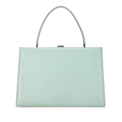 Celine Clasp Leather Tote