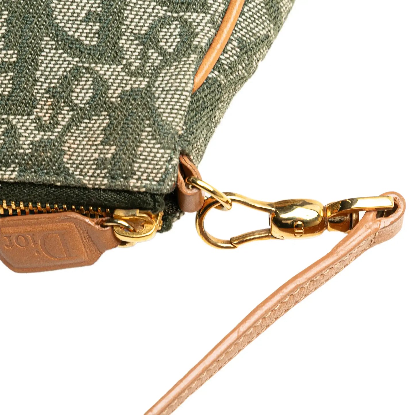 Dior Mini Diorissimo Canvas Saddle Pochette