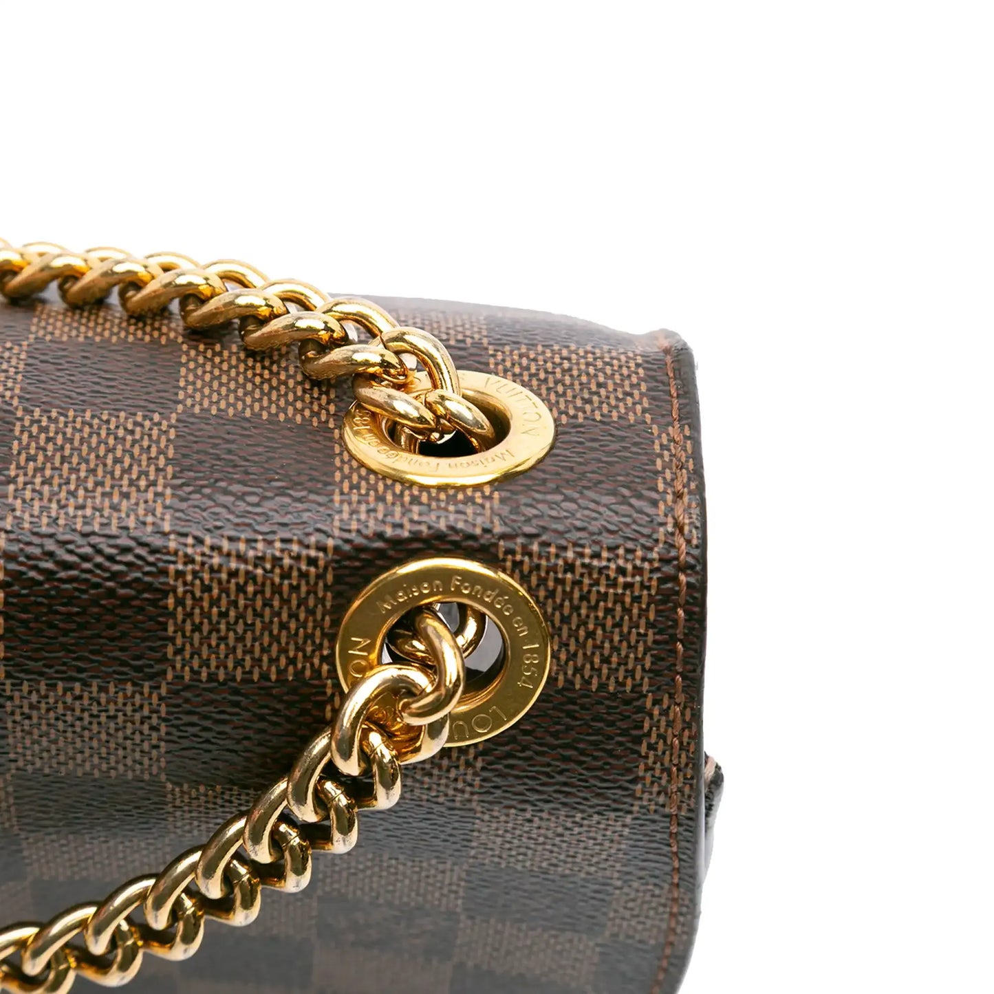 Louis Vuitton Damier Ebene Cuir Taurillon Wight