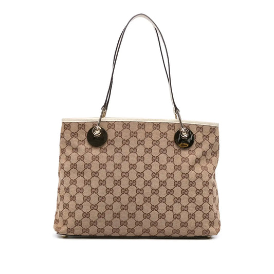 Gucci Medium GG Canvas Eclipse Tote