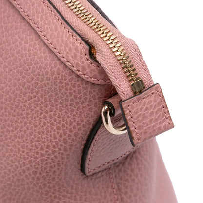 Gucci Medium Leather GG Charm Dome Satchel