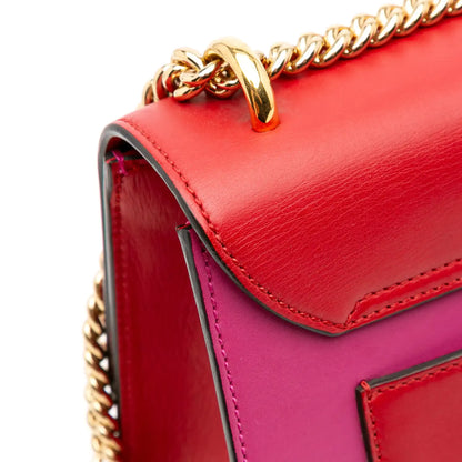 Gucci Medium Bicolor Leather Padlock Shoulder Bag