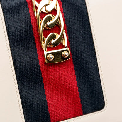 Gucci Mini Calfskin Sylvie Chain Crossbody