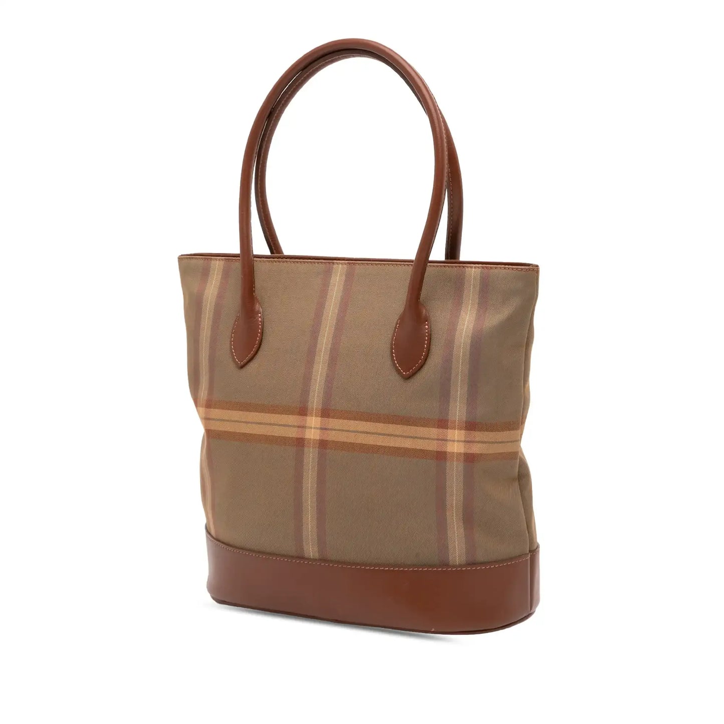 Burberry Vintage Check Canvas Bucket Bag