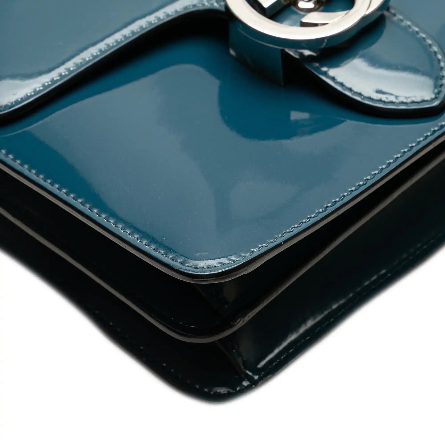 Gucci Small Polished Calfskin Interlocking G Dollar Crossbody