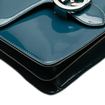 Gucci Small Polished Calfskin Interlocking G Dollar Crossbody