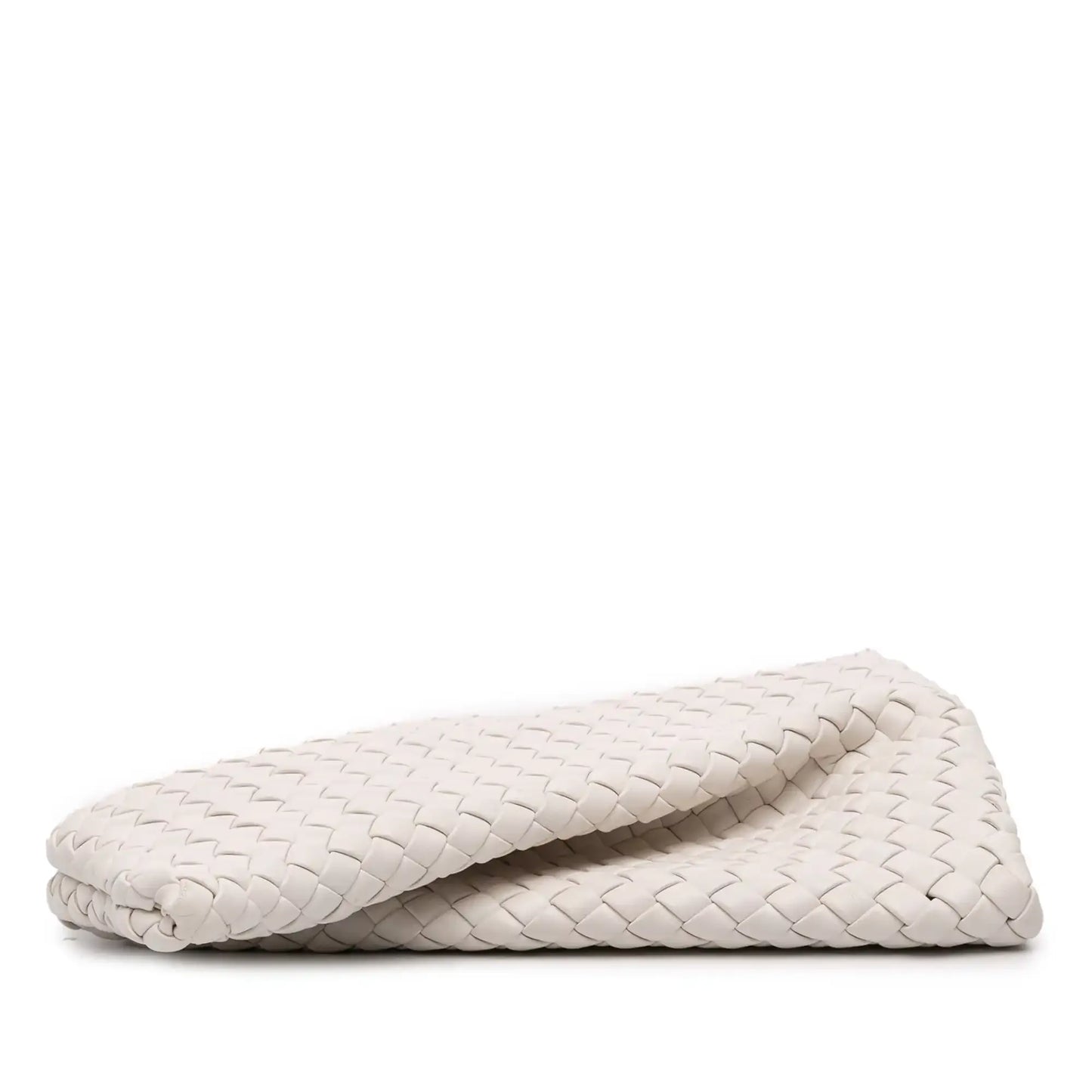Bottega Veneta Lambskin Padded Intreccio Crisscross Clutch