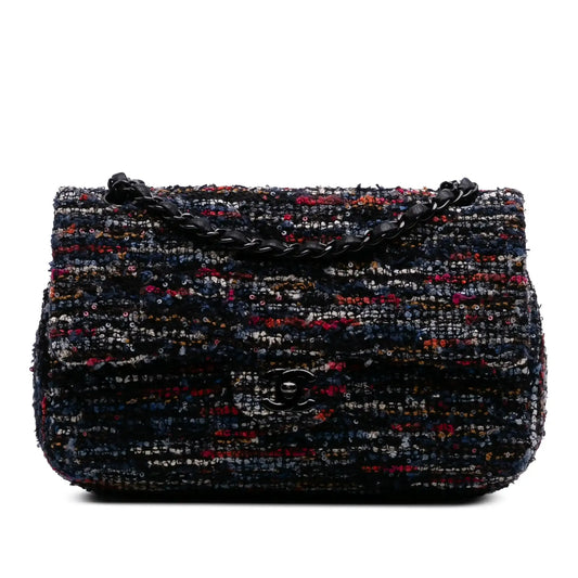 Chanel Medium Classic Tweed Double Flap