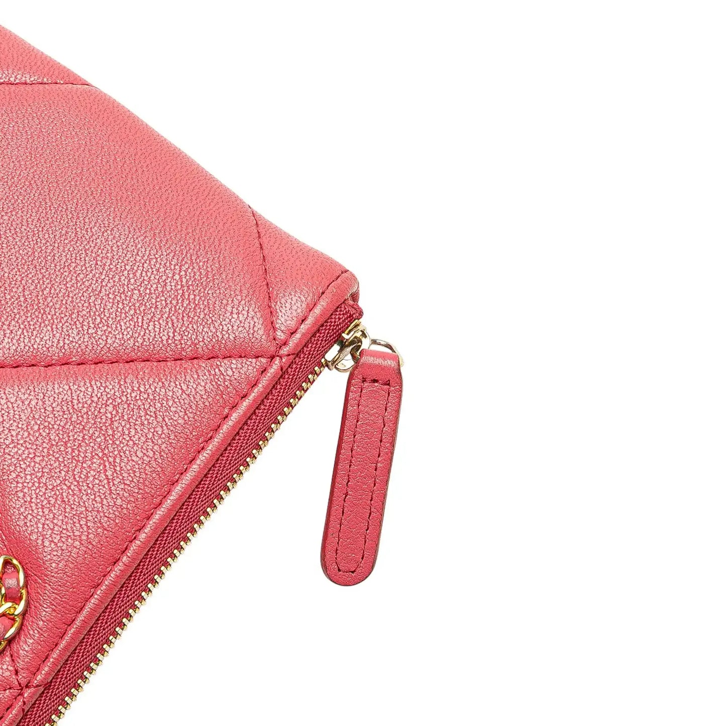 Chanel Small Lambskin 19 O Case Pouch