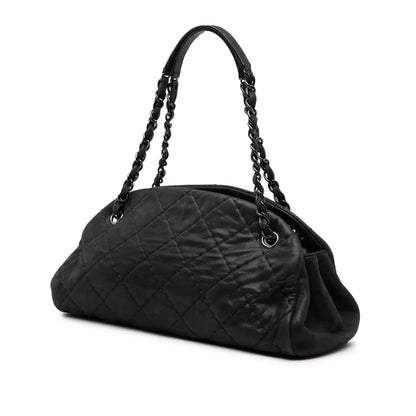 Chanel Medium Iridescent Calfskin Just Mademoiselle Bowling Bag