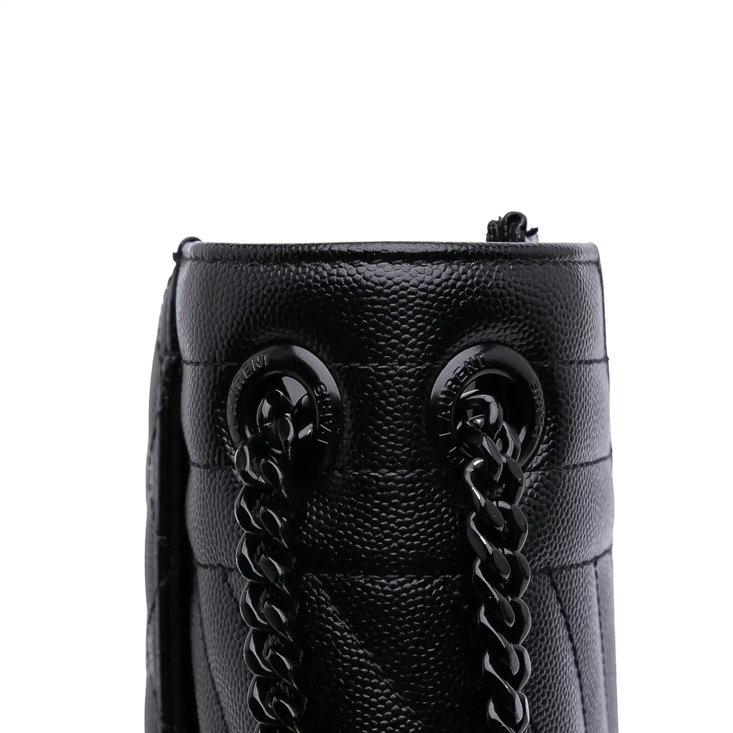 Saint Laurent Large Grain De Poudre Triquilt Monogram Envelope Bag