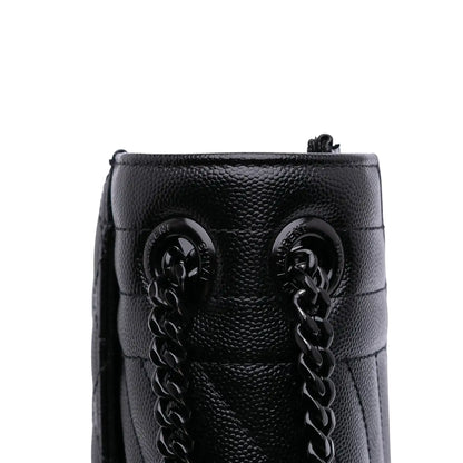 Saint Laurent Large Grain De Poudre Triquilt Monogram Envelope Bag