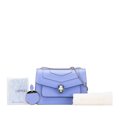 Bvlgari Medium Calfskin Serpenti Forever Shoulder Bag