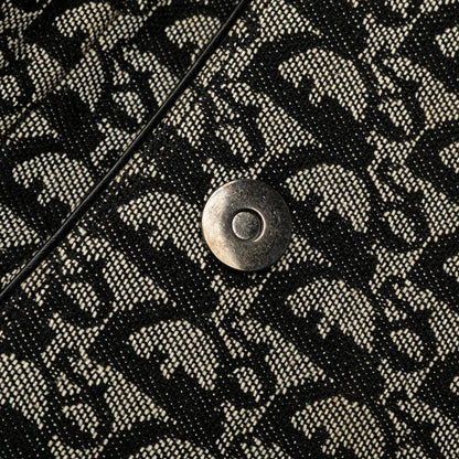 Dior Diorissimo Trotter Canvas Saddle Shoulder Bag