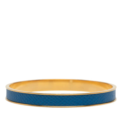 Hermès Leather Kelly Cadena Lock Bangle Bracelet