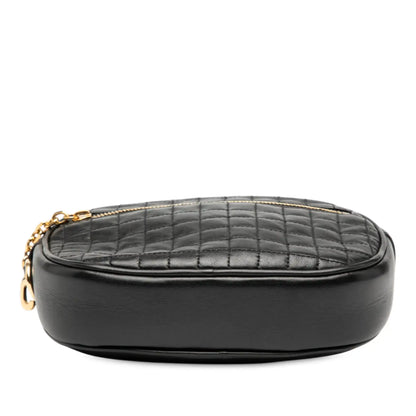 Celine Small Quilted Calfskin C Charm Crossbody