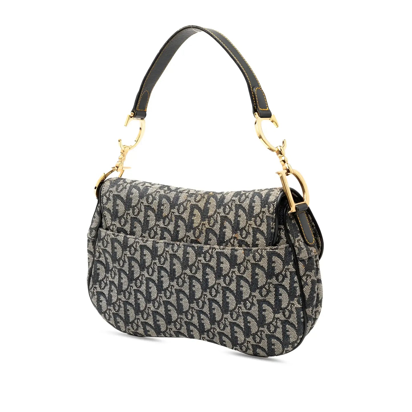 Dior Diorissimo Canvas Double Saddle Bag