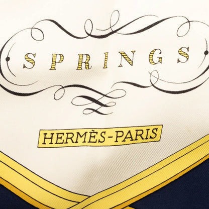 Hermès Springs Silk Scarf 90