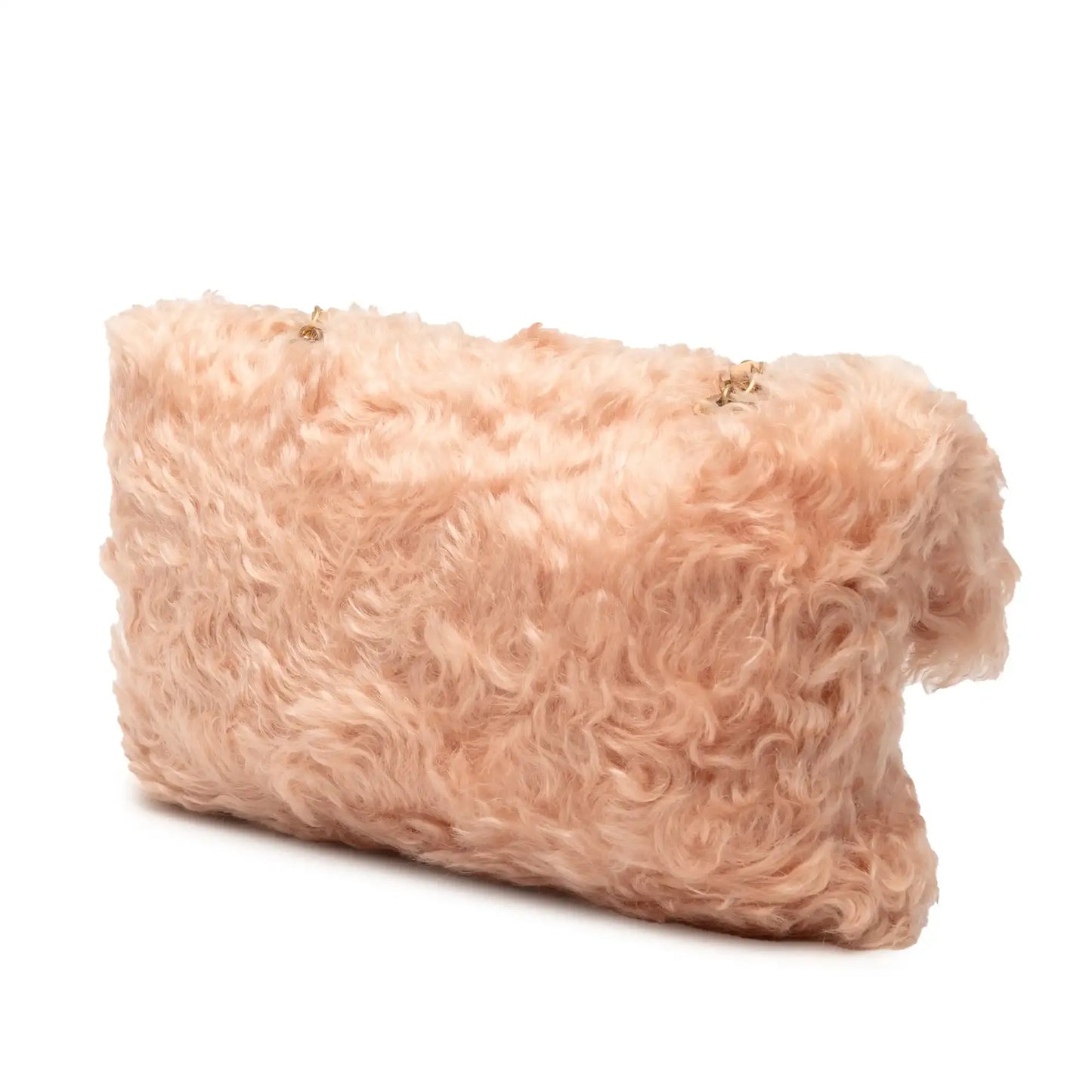 Chanel CC Fantasy Fur Clutch with Chain