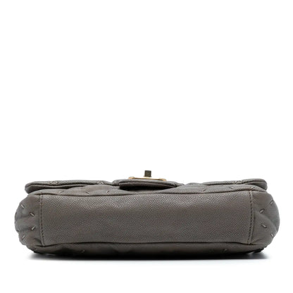 Chanel CC Caviar Wild Stitch Flap