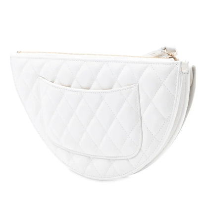 Chanel Lambskin Wave Clutch