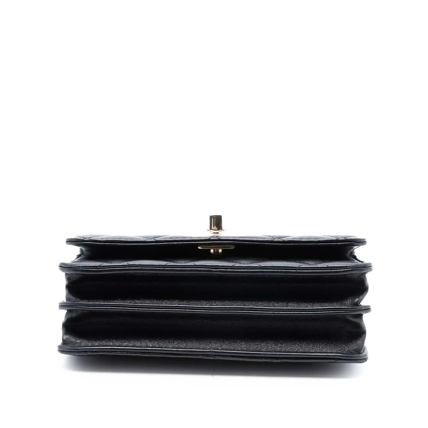 Chanel Mini Lambskin Trendy CC Wallet On Chain