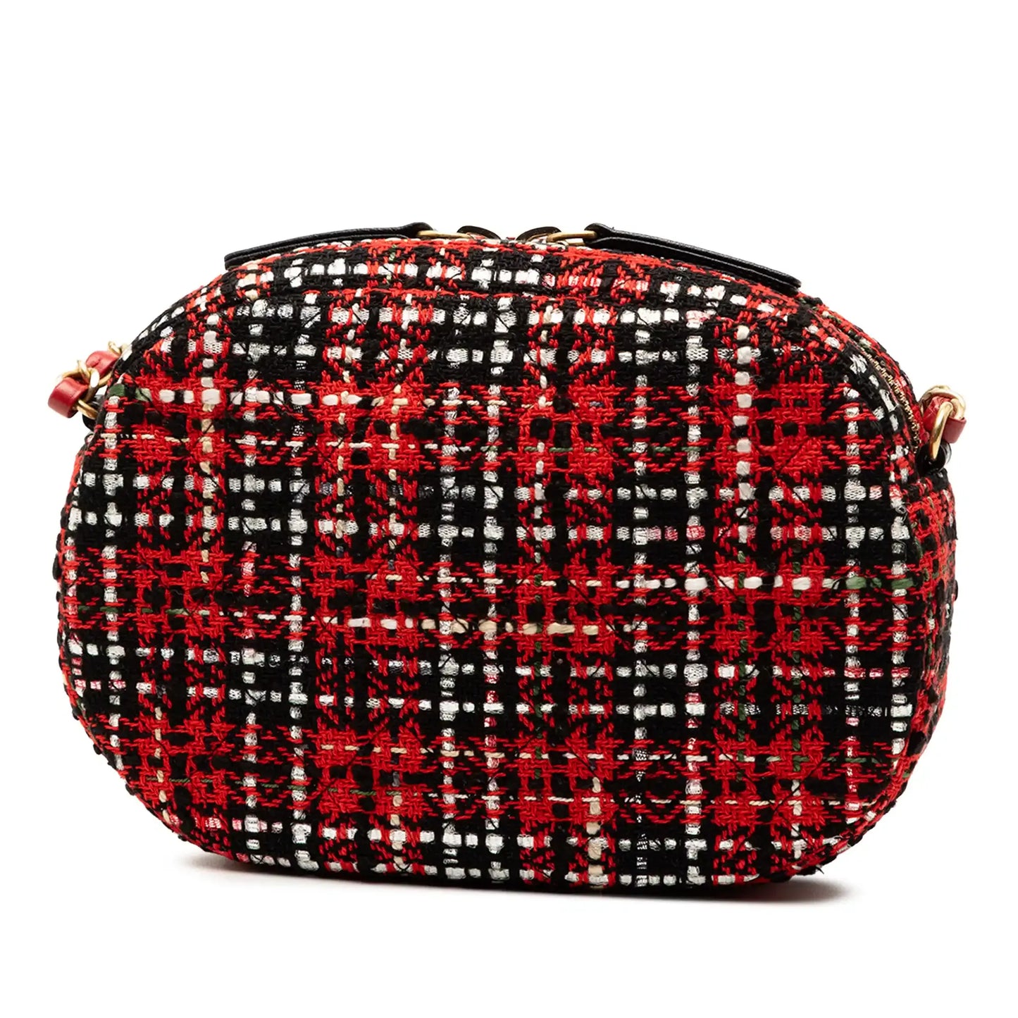 Chanel Tweed and Lambskin Coco Midnight Camera Bag