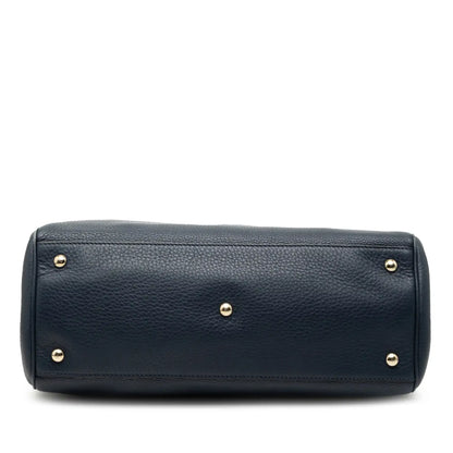 Gucci Medium Calfskin Bamboo Shopper Satchel