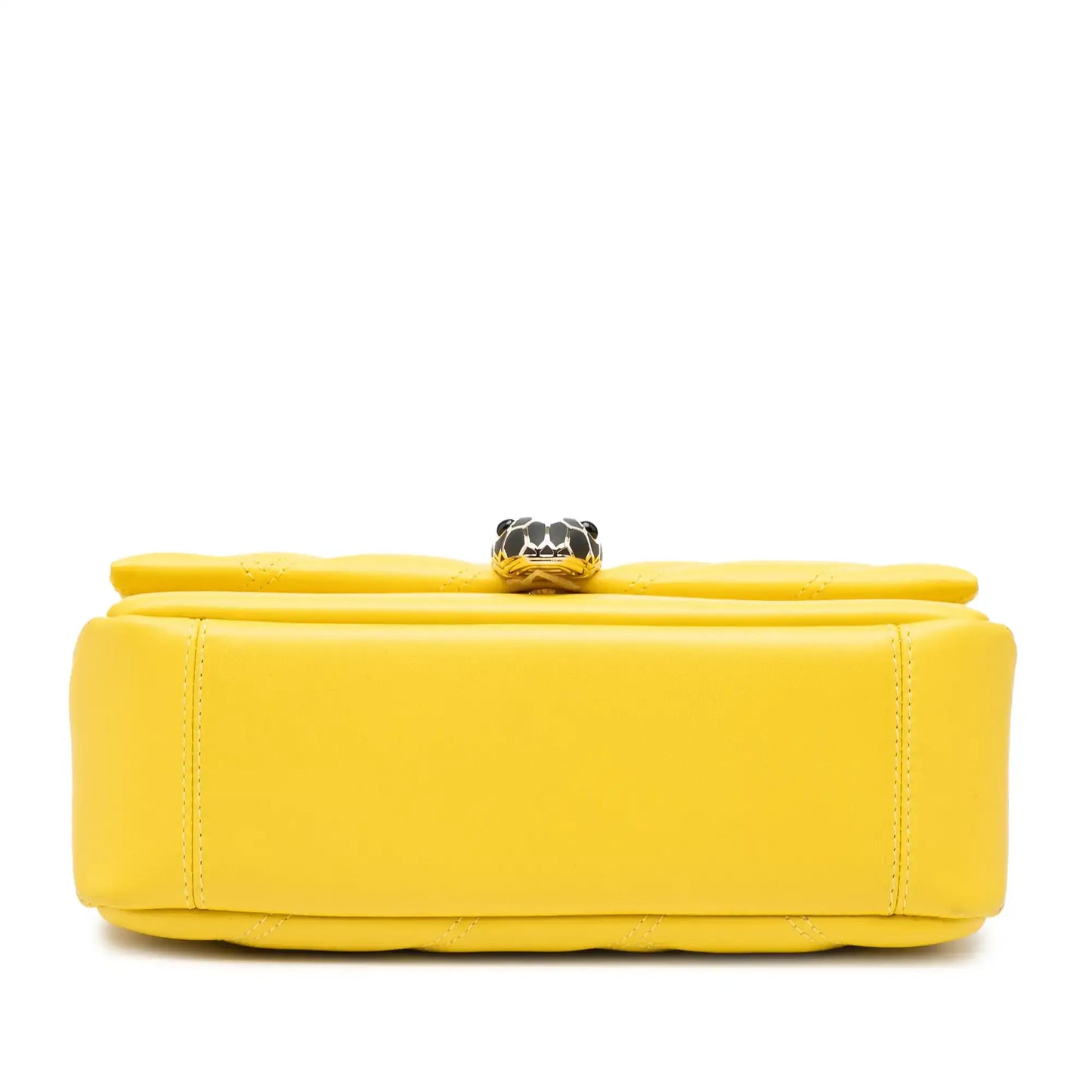 Bvlgari Leather Serpenti Cabochon Chain Crossbody