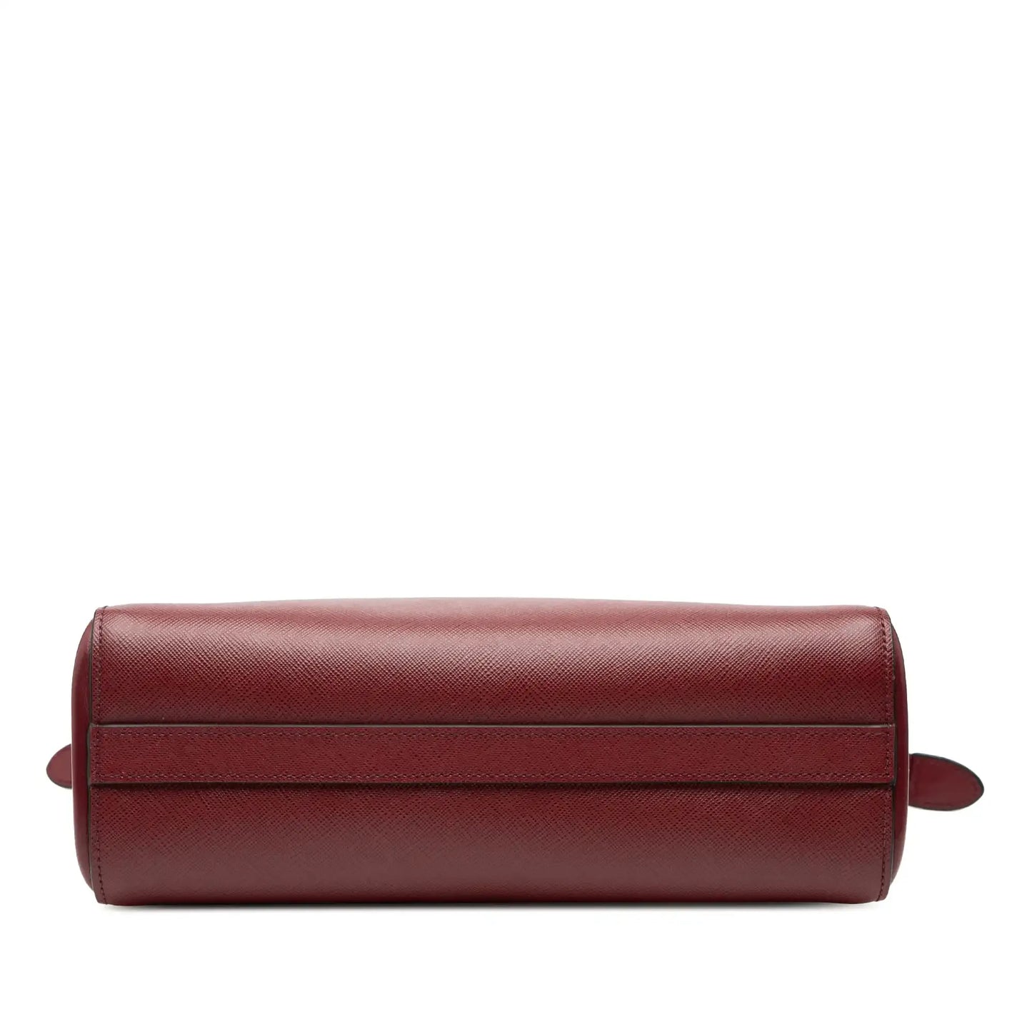 Prada Soft Calf Trimmed Saffiano Lux Open Convertible Tote