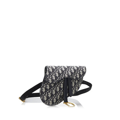Dior Oblique Canvas Saddle Belt Bag