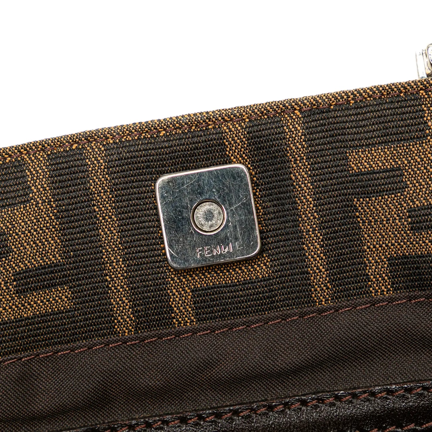 Fendi Small Zucca Canvas Twins Tote