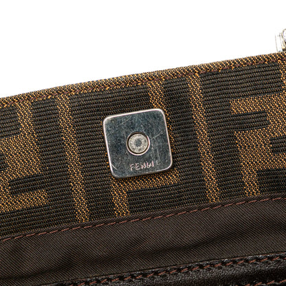 Fendi Small Zucca Canvas Twins Tote