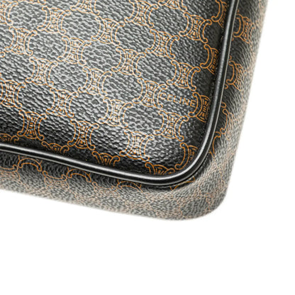 Celine Macadam Coated Canvas Clutch