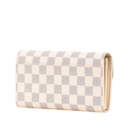 Louis Vuitton Damier Azur Sarah Long Wallet
