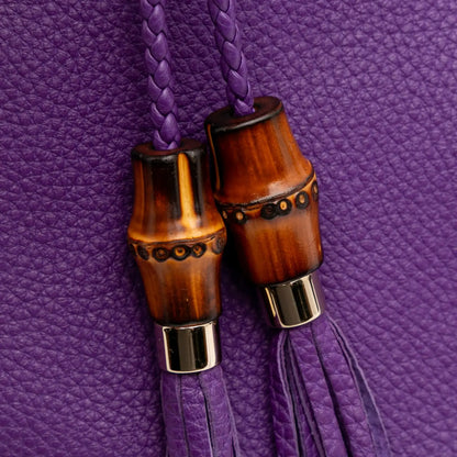 Gucci Calfskin Bamboo Clutch