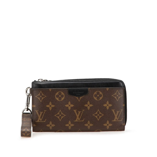 Louis Vuitton Monogram Macassar Zippy Dragonne Wallet