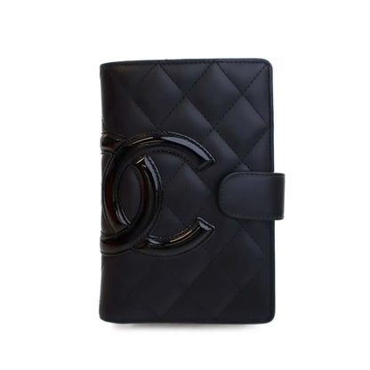 Chanel Calfskin Cambon Ligne Compact Zipped Wallet