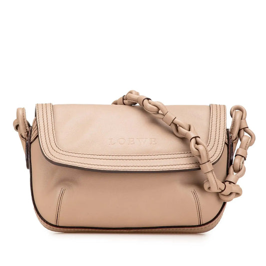 Loewe Anagram Leather Chain Shoulder Bag