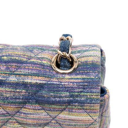 Chanel Mini Rectangular Multicolor Classic Denim Single Flap