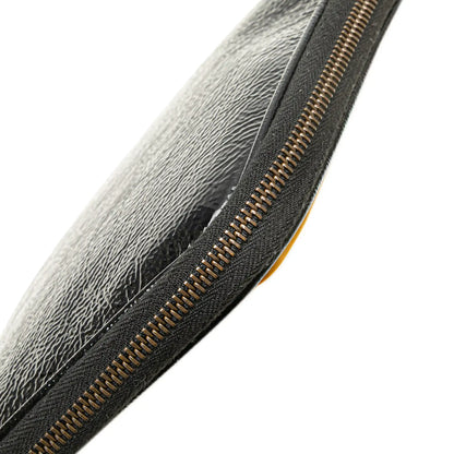 Gucci Patent and Rubber Game Patch Logo Wristlet Bag