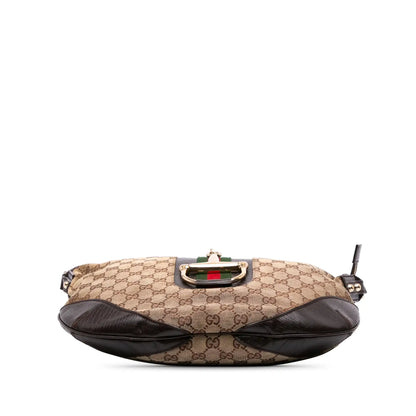 Gucci GG Canvas Hasler Web Crossbody