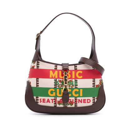 Gucci Small Canvas 100 Centennial Music Jackie 1961 Crossbody