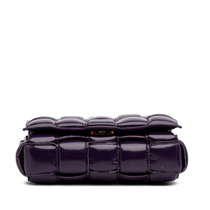 Bottega Veneta Textured Deerskin Intrecciato Padded Cassette Crossbody