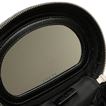 Gucci Mini GG Marmont Round Leather Vanity Bag