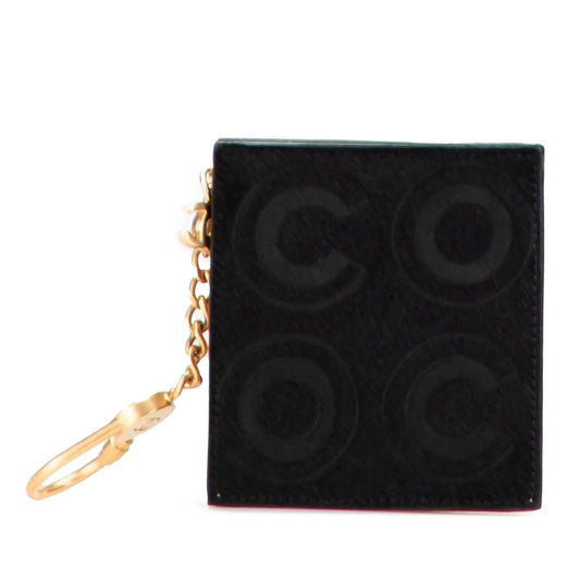 Chanel Ponyhair Coco Coin Pouch Keychain